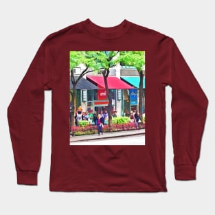 Chicago IL - Shopping Along Michigan Avenue Long Sleeve T-Shirt